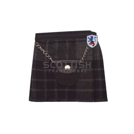 Night Watch Kilt Beer Bottle Can Cover Koozie with Mini Sporran Design